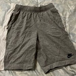 Nike Shorts Grey with White Stripe